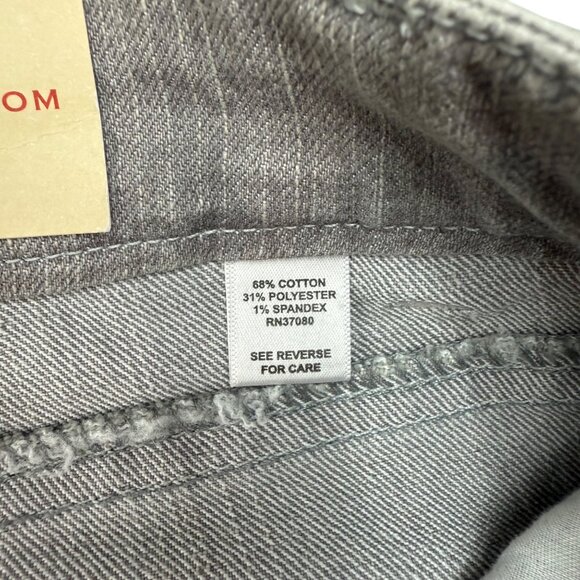 Cato Contemporary Womens Size 6 (31x32) Average Lower Rise Boot Cut Jeans Gray - Picture 6 of 14